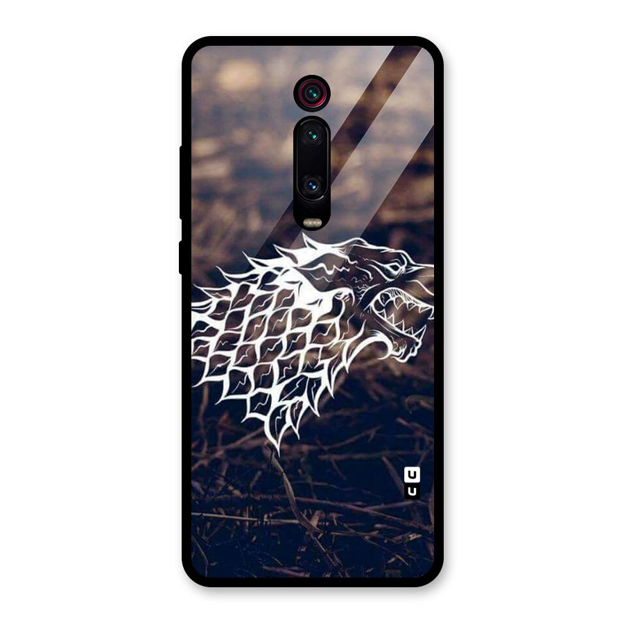 Wolf In White Glass Back Case for Redmi K20 Pro