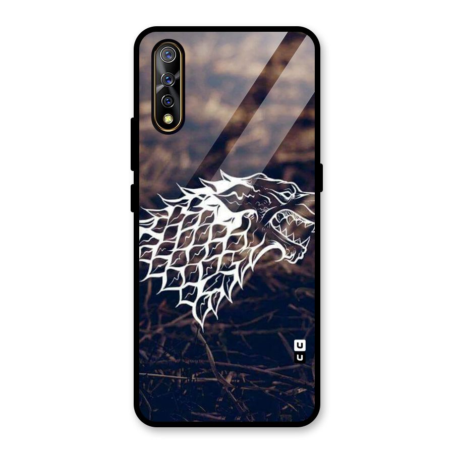 Wolf In White Glass Back Case for Vivo S1