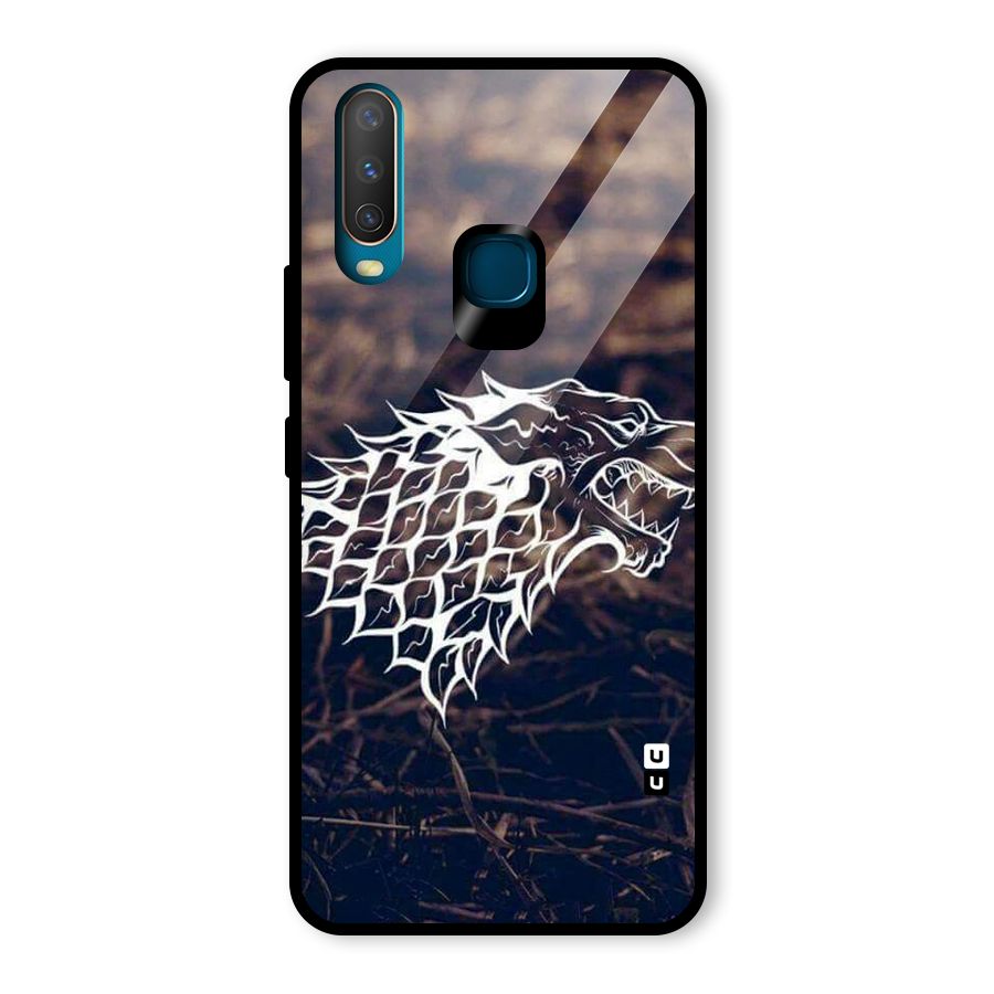 Wolf In White Glass Back Case for Vivo U10