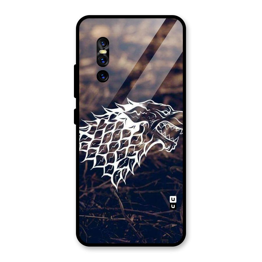 Wolf In White Glass Back Case for Vivo V15 Pro