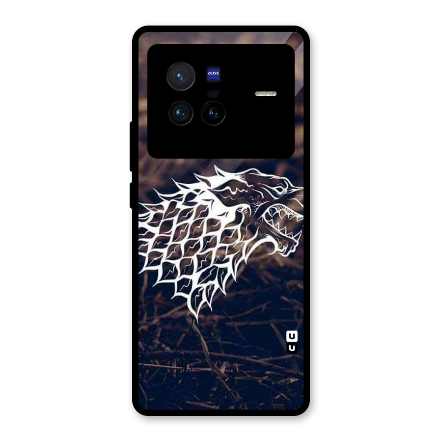 Wolf In White Glass Back Case for Vivo X80