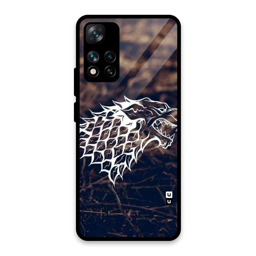 Wolf In White Glass Back Case for Xiaomi 11i HyperCharge 5G
