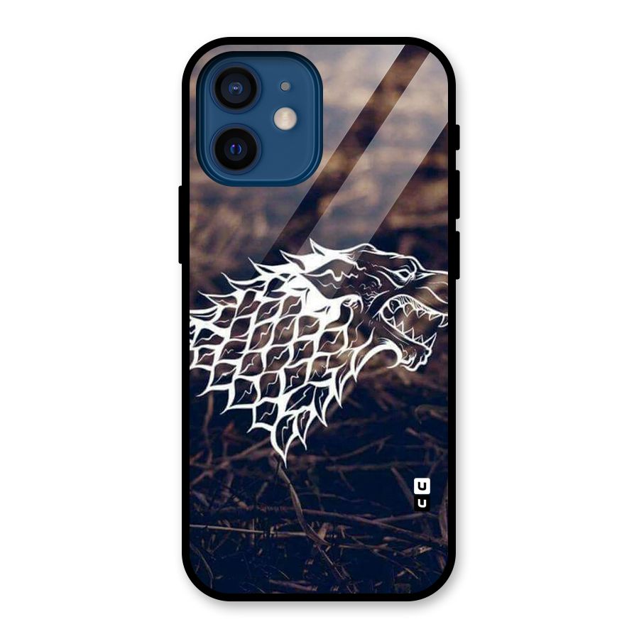 Wolf In White Glass Back Case for iPhone 12 Mini