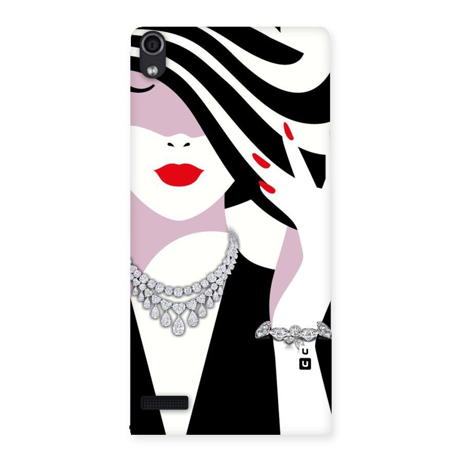 Women Beauty Back Case for Ascend P6