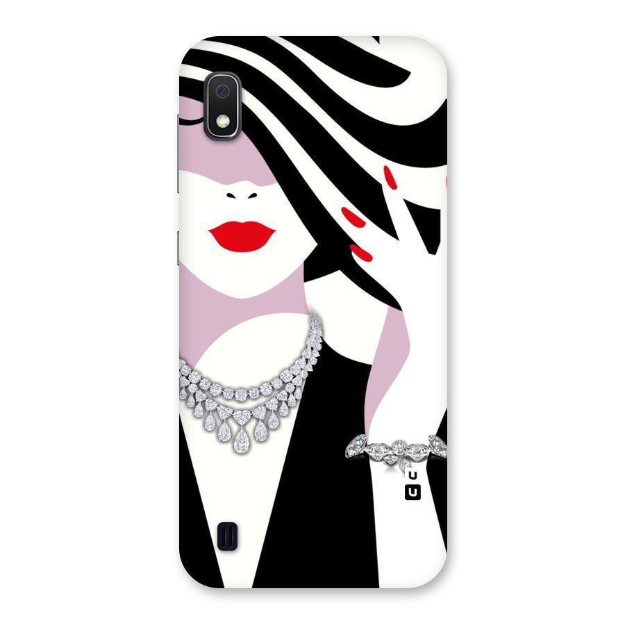Women Beauty Back Case for Galaxy A10