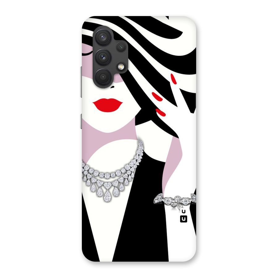 Women Beauty Back Case for Galaxy A32
