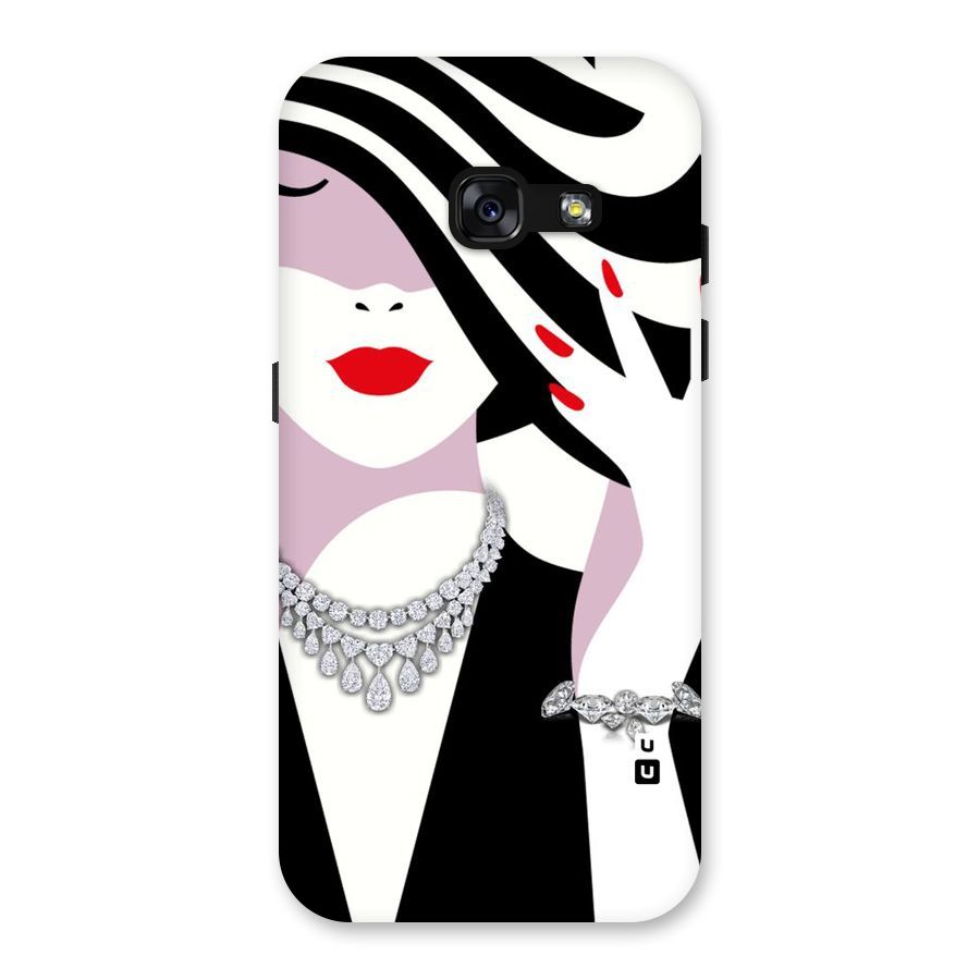 Women Beauty Back Case for Galaxy A3 (2017)