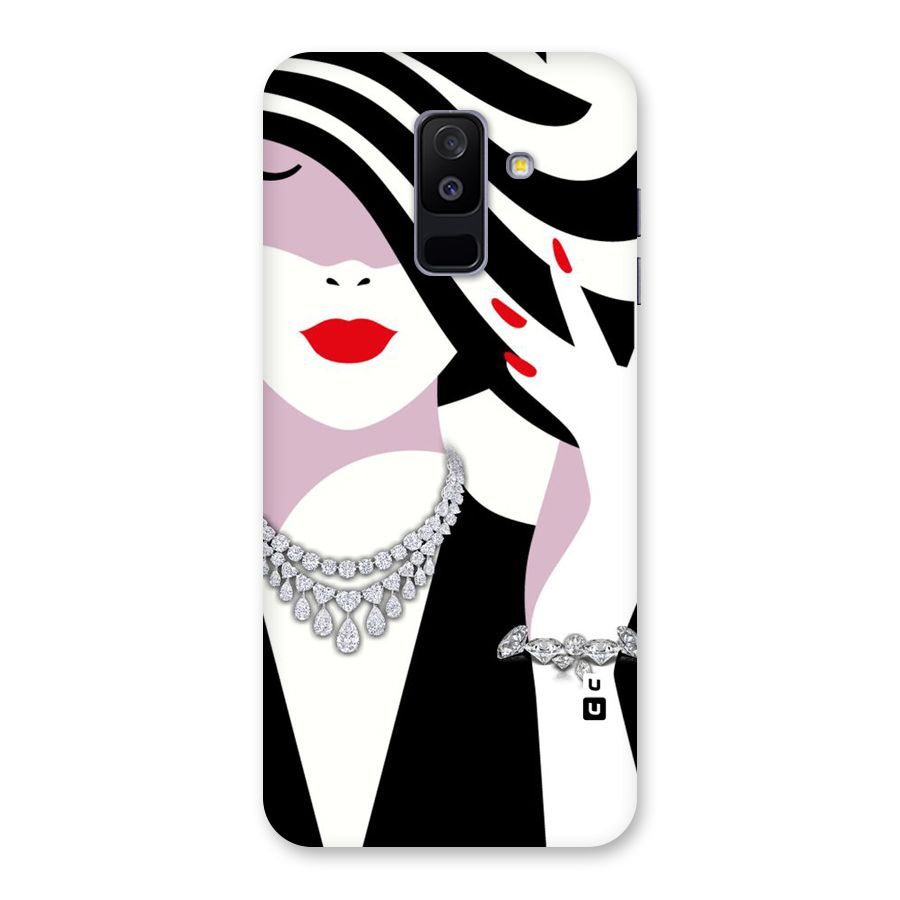 Women Beauty Back Case for Galaxy A6 Plus
