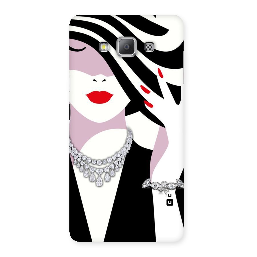 Women Beauty Back Case for Galaxy A7