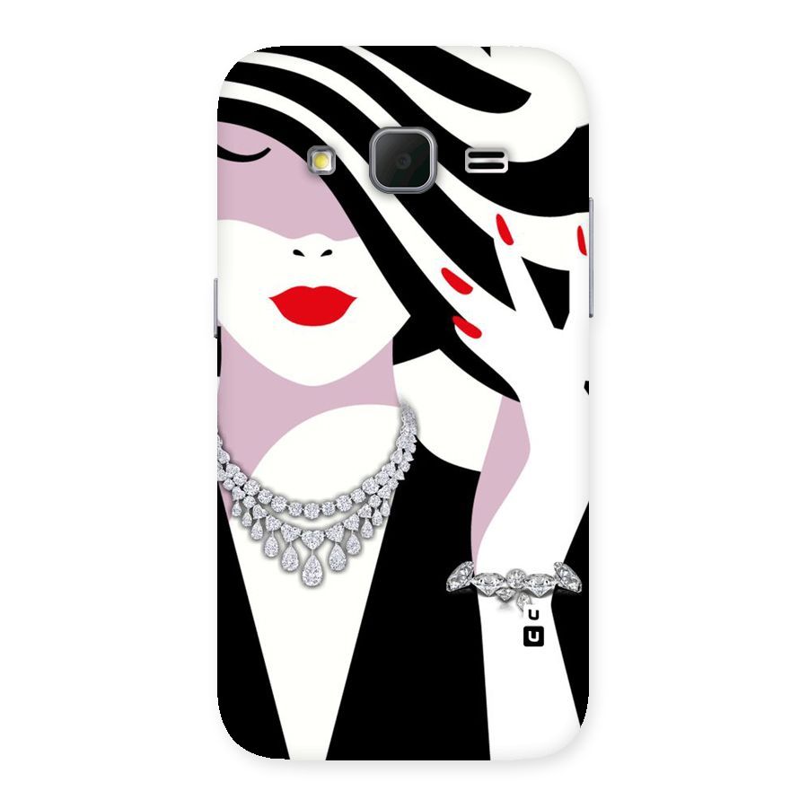 Women Beauty Back Case for Galaxy Core Prime