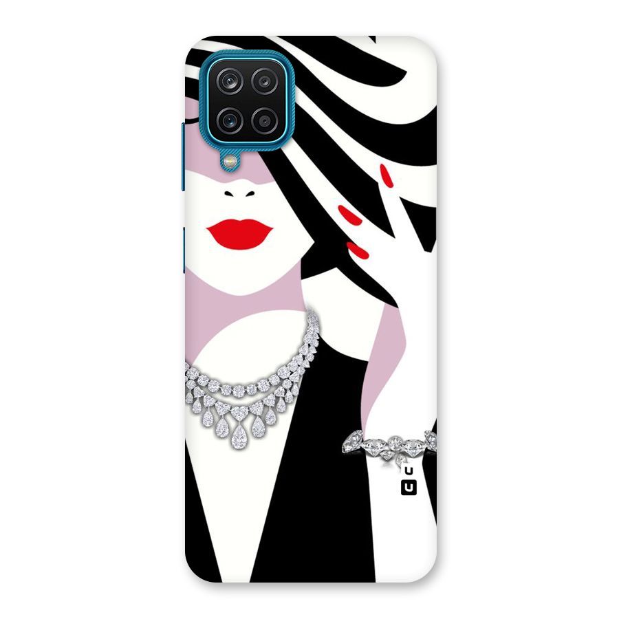 Women Beauty Back Case for Galaxy F12