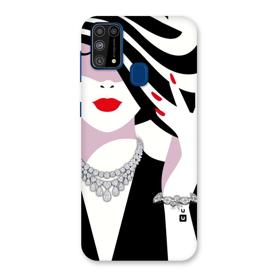 Women Beauty Back Case for Galaxy F41