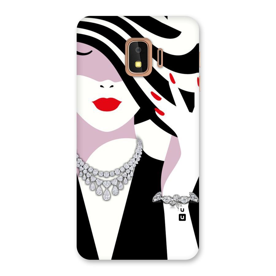 Women Beauty Back Case for Galaxy J2 Core