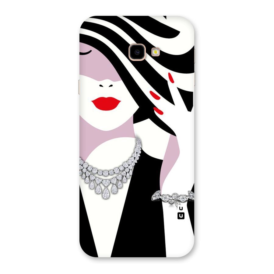 Women Beauty Back Case for Galaxy J4 Plus