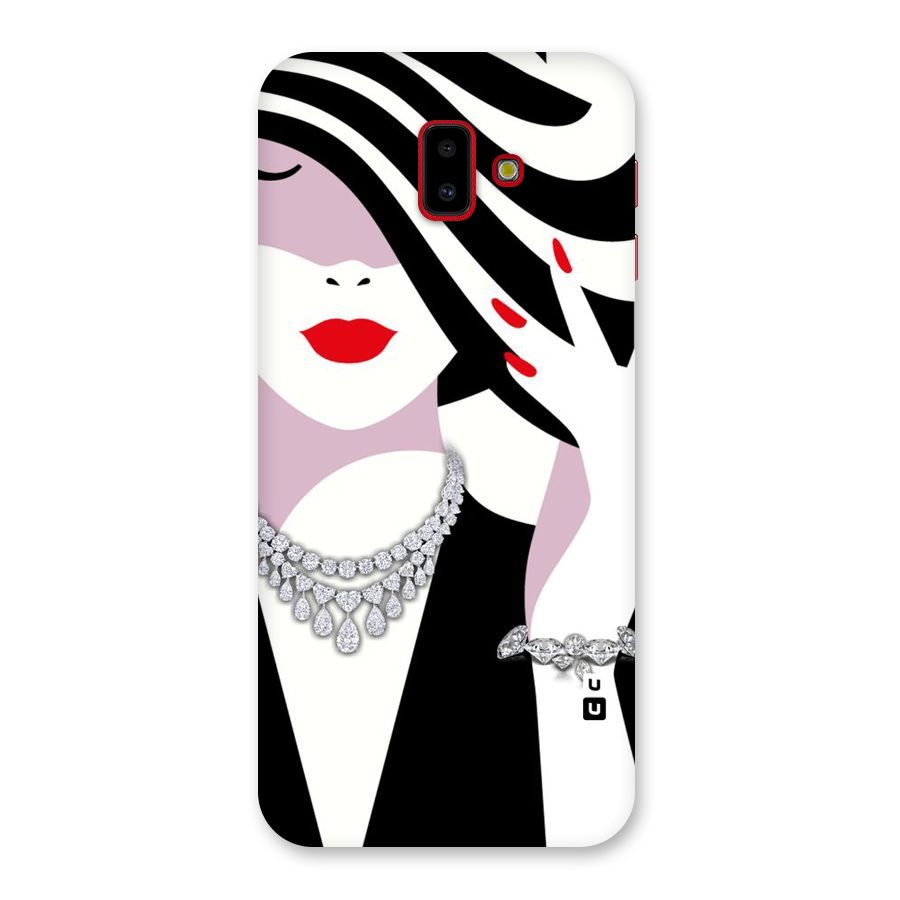 Women Beauty Back Case for Galaxy J6 Plus