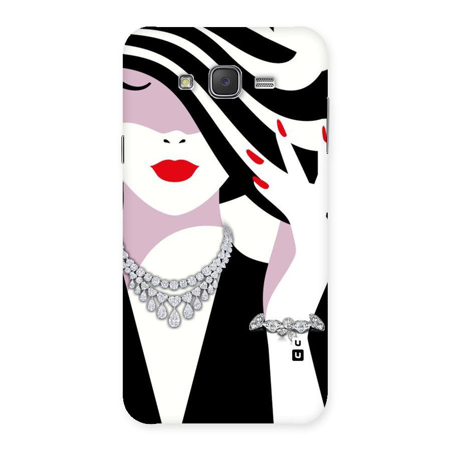 Women Beauty Back Case for Galaxy J7