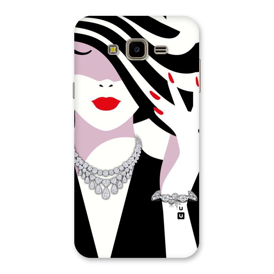 Women Beauty Back Case for Galaxy J7 Nxt