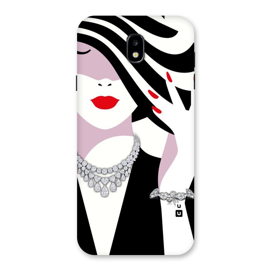 Women Beauty Back Case for Galaxy J7 Pro