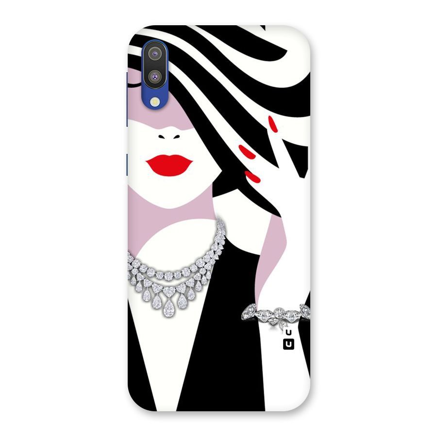 Women Beauty Back Case for Galaxy M10