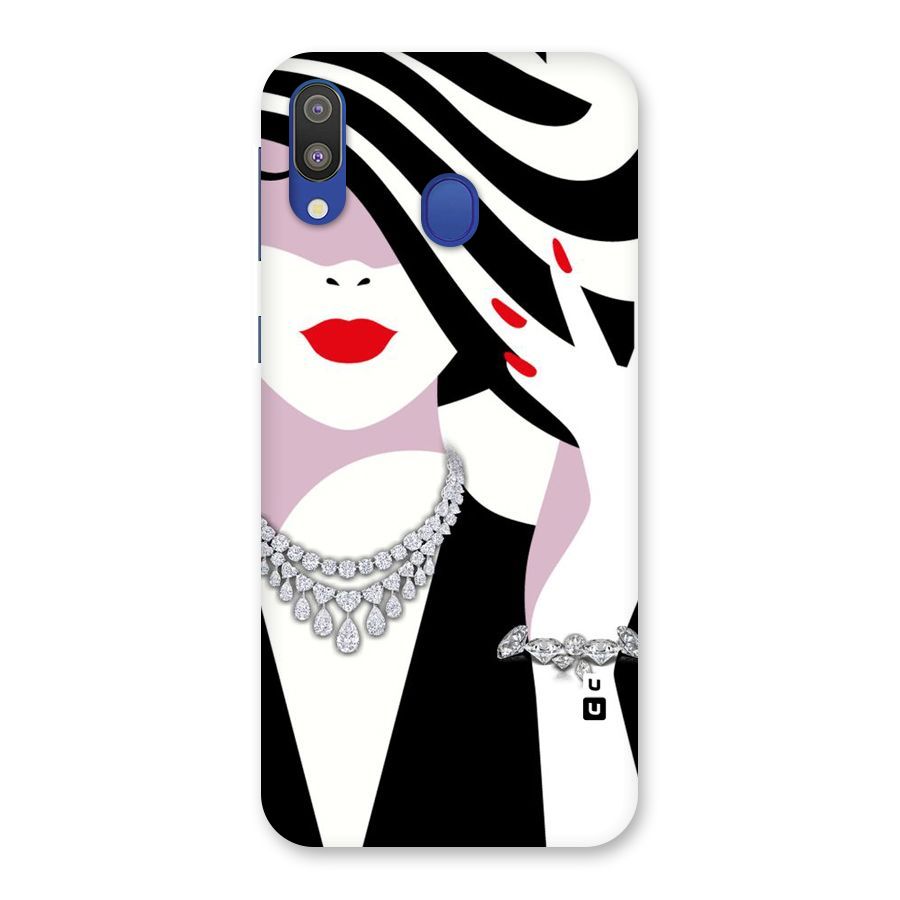 Women Beauty Back Case for Galaxy M20