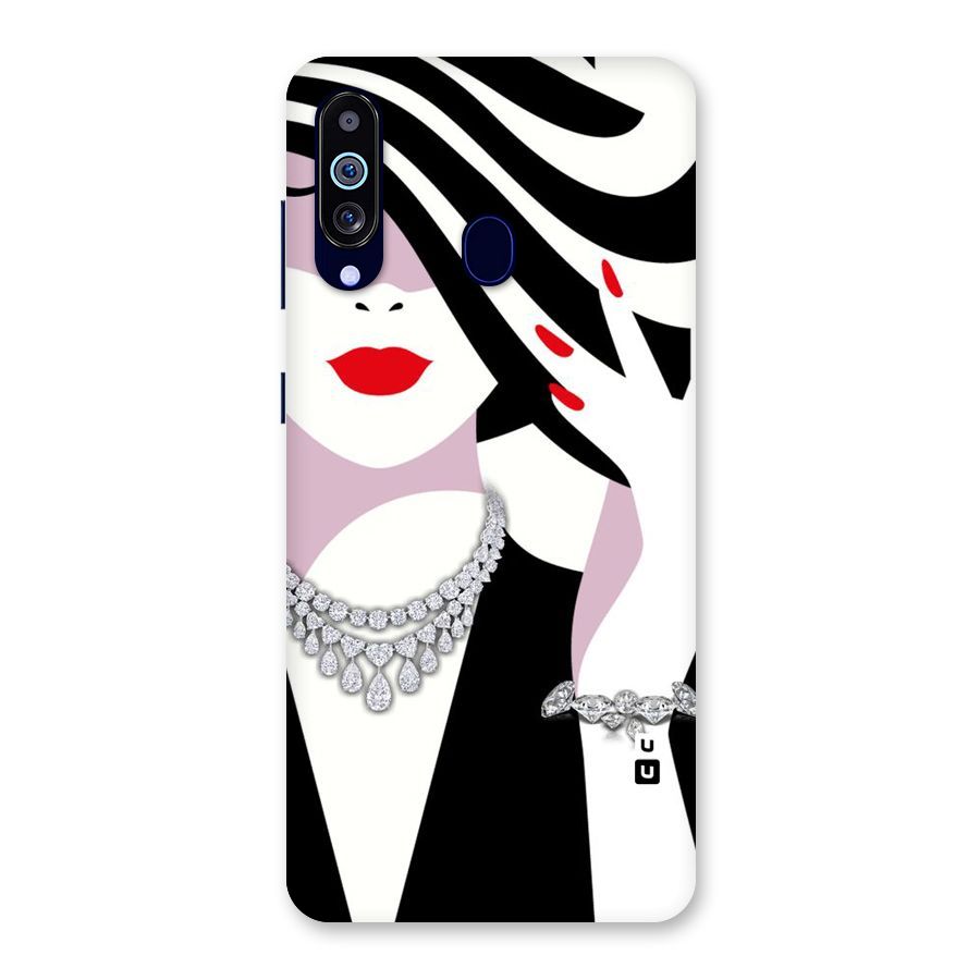 Women Beauty Back Case for Galaxy M40