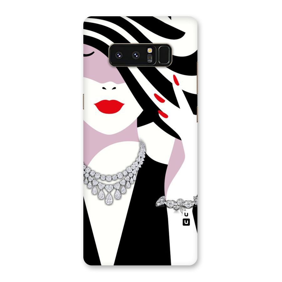 Women Beauty Back Case for Galaxy Note 8