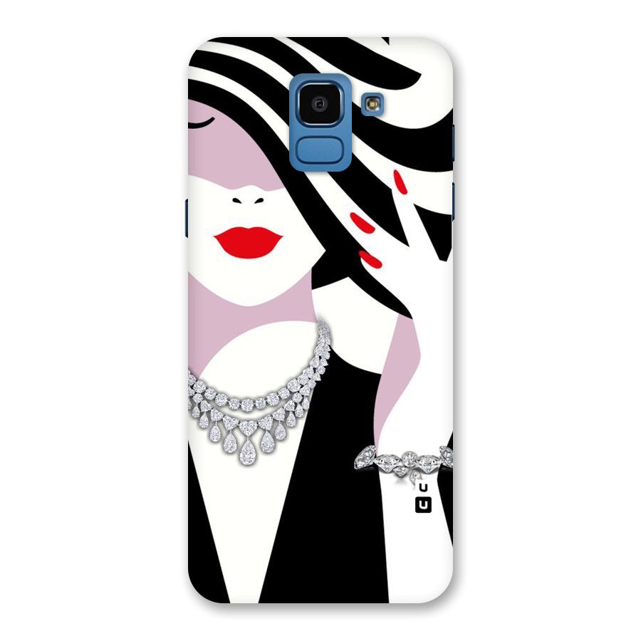 Women Beauty Back Case for Galaxy On6