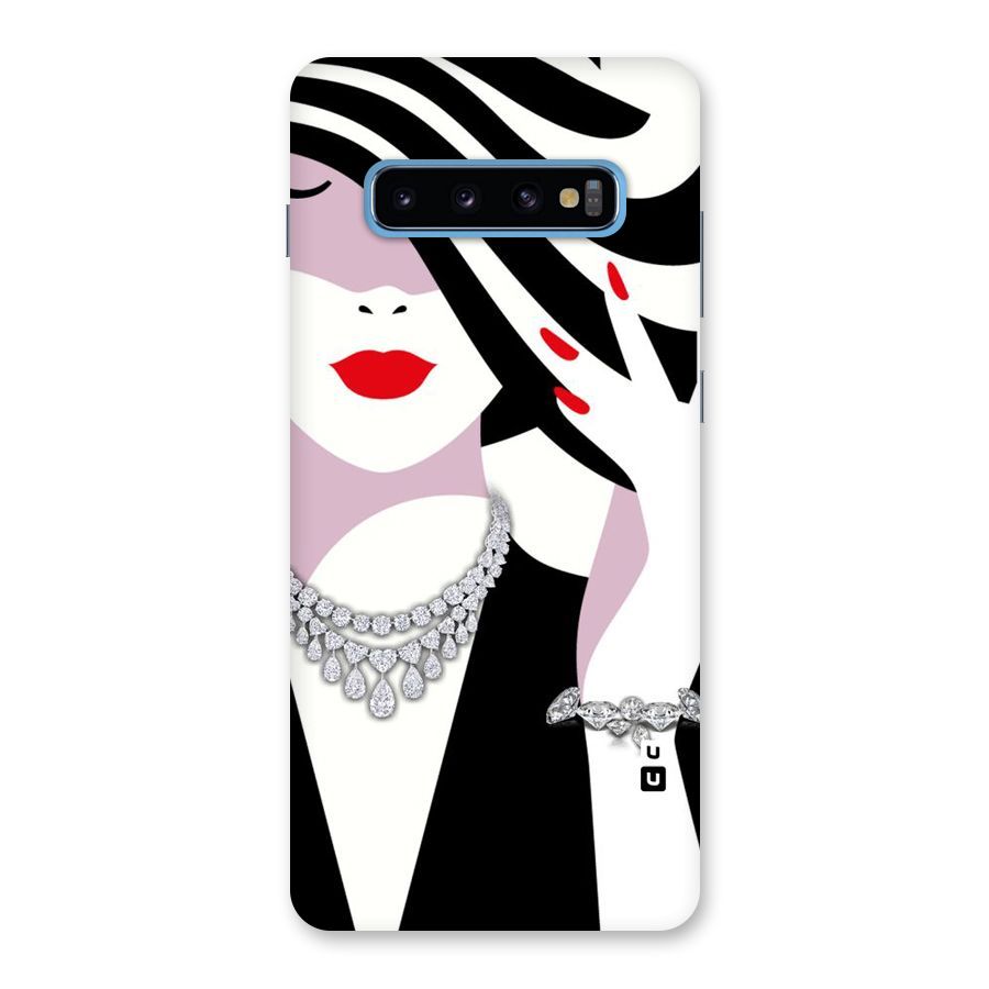 Women Beauty Back Case for Galaxy S10 Plus