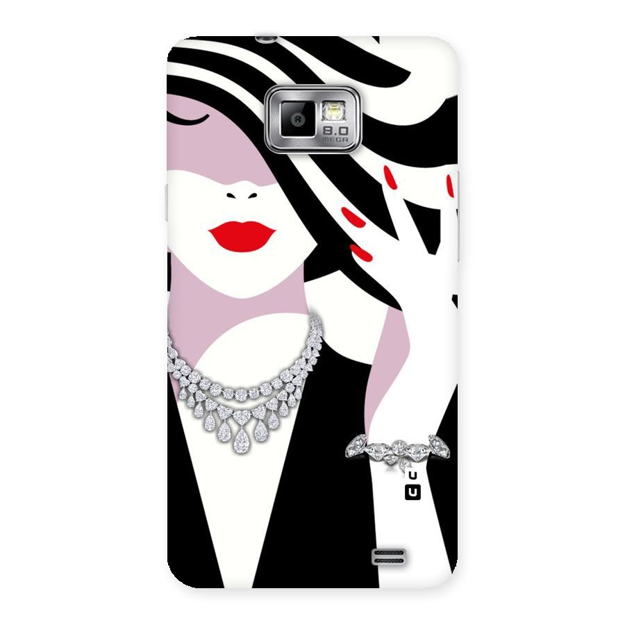 Women Beauty Back Case for Galaxy S2