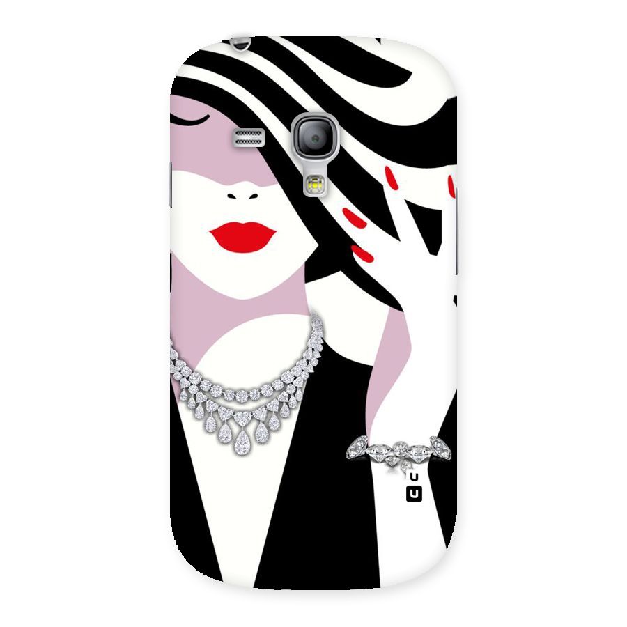 Women Beauty Back Case for Galaxy S3 Mini