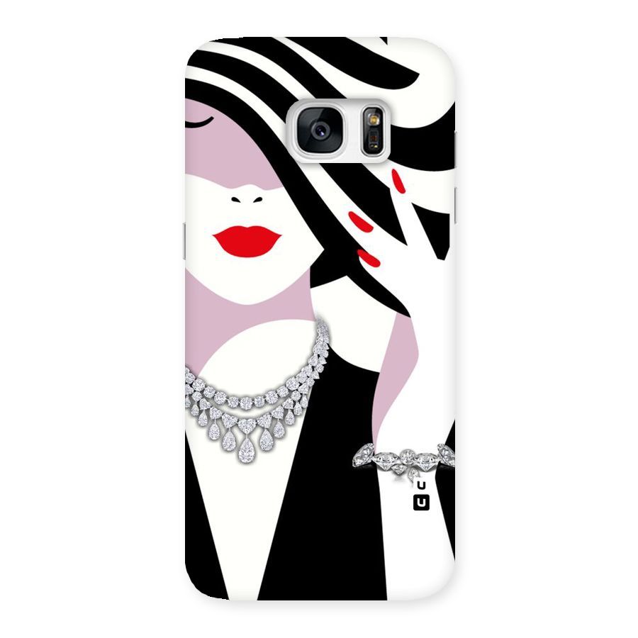 Women Beauty Back Case for Galaxy S7 Edge