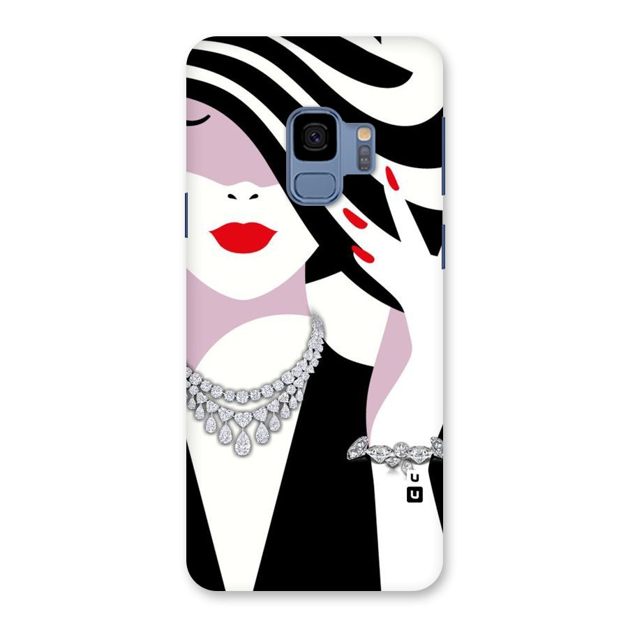 Women Beauty Back Case for Galaxy S9
