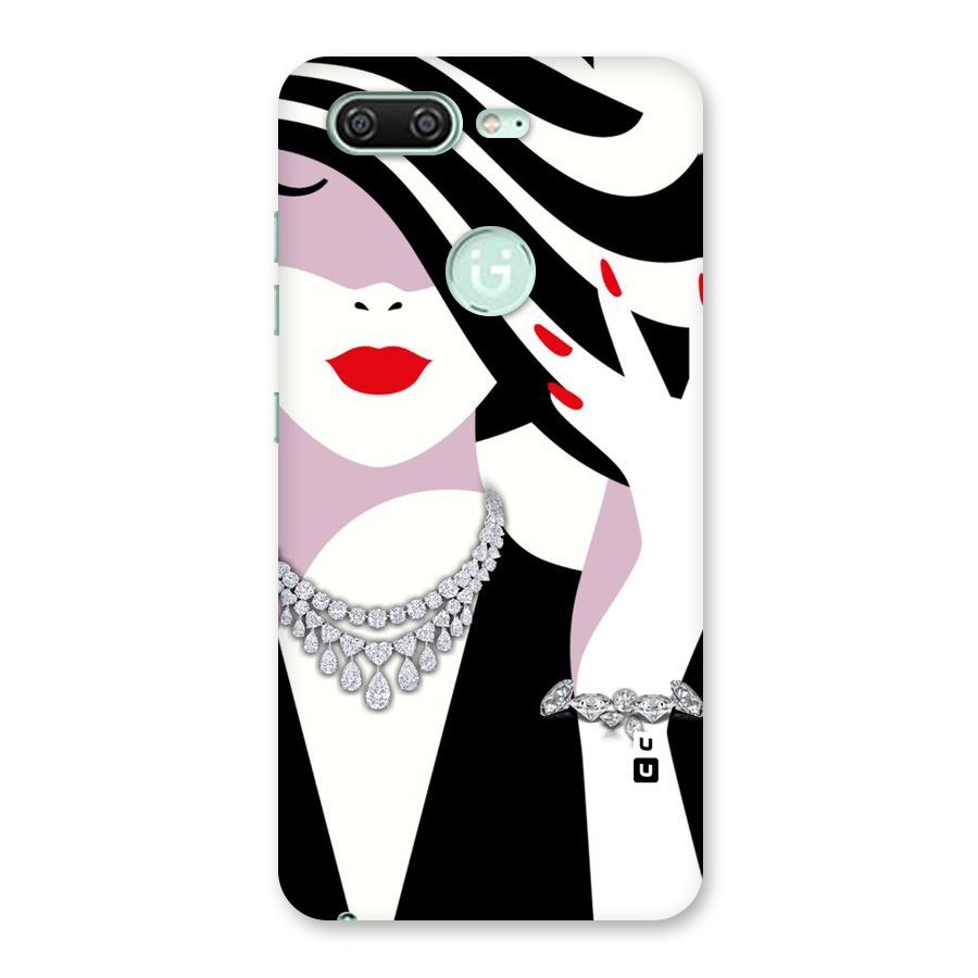 Women Beauty Back Case for Gionee S10