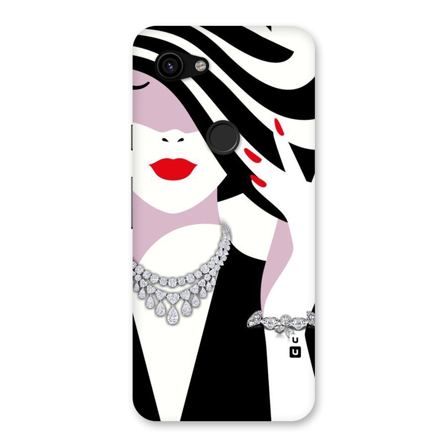 Women Beauty Back Case for Google Pixel 3a