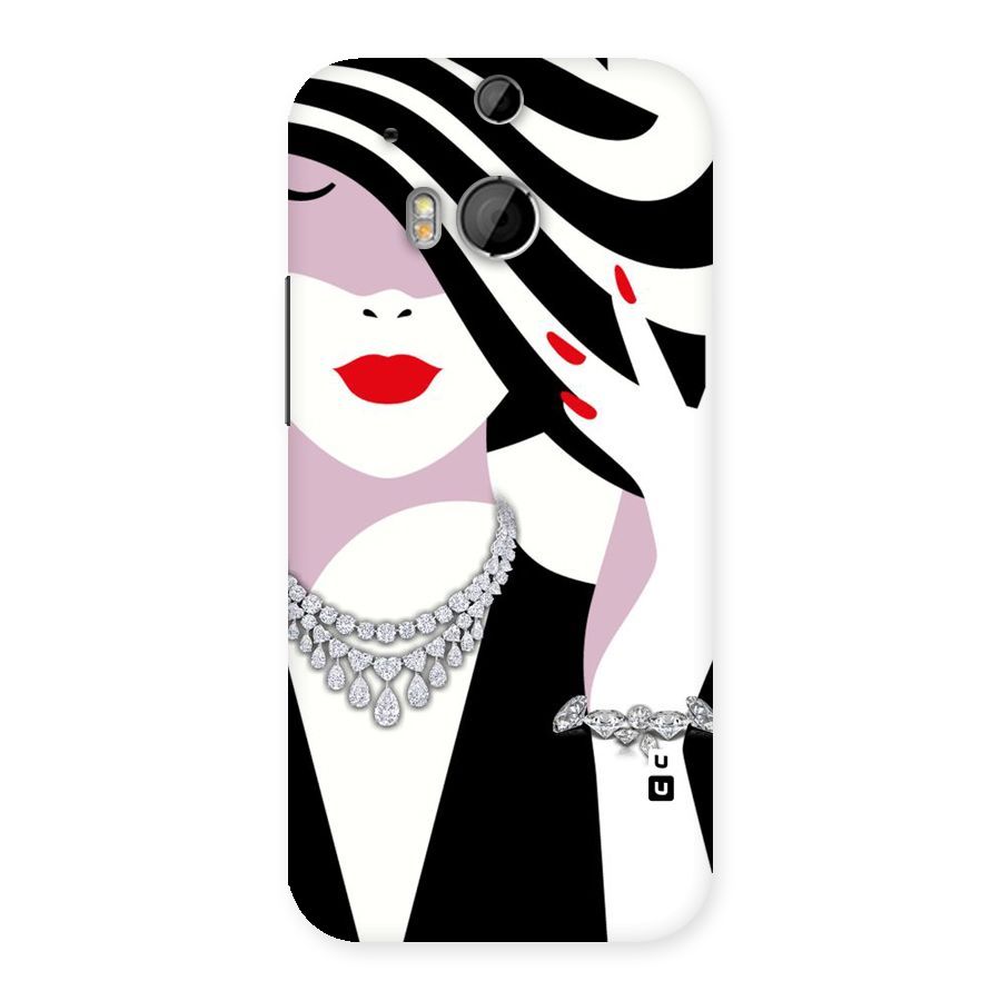 Women Beauty Back Case for HTC One M8