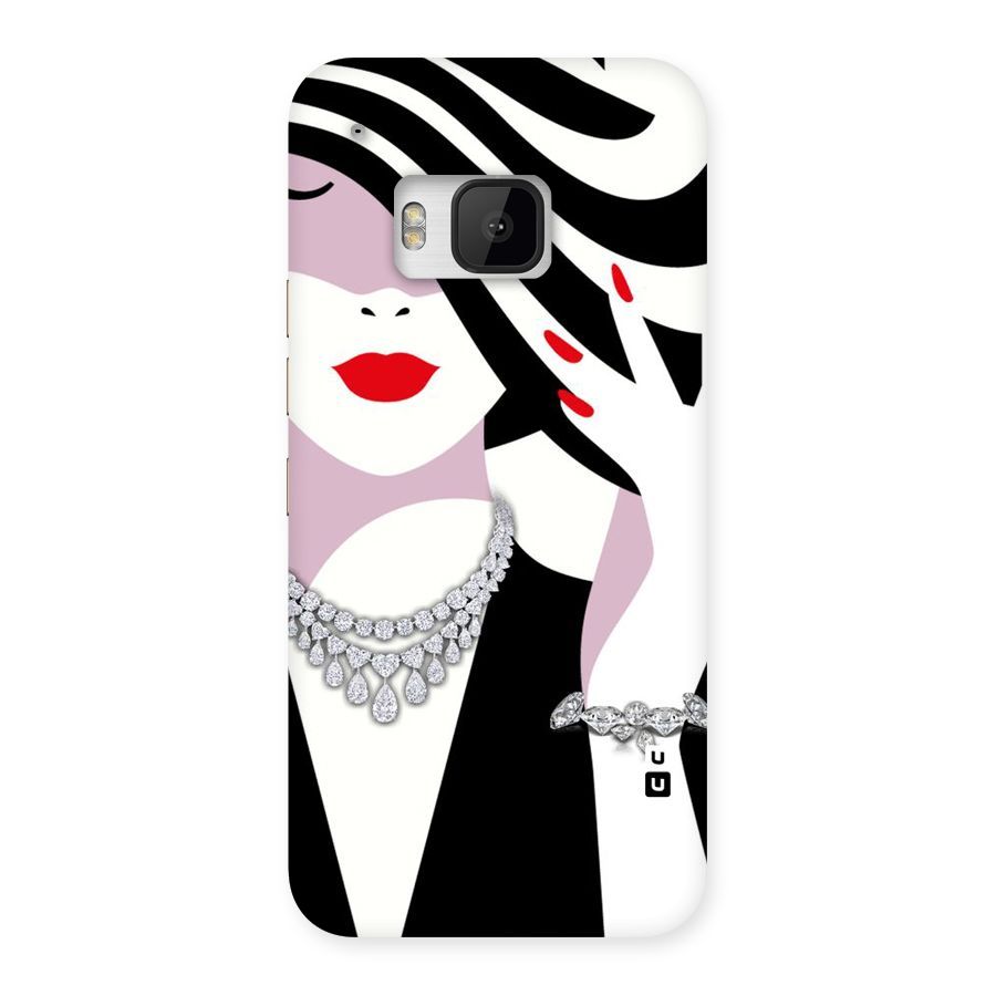 Women Beauty Back Case for HTC One M9