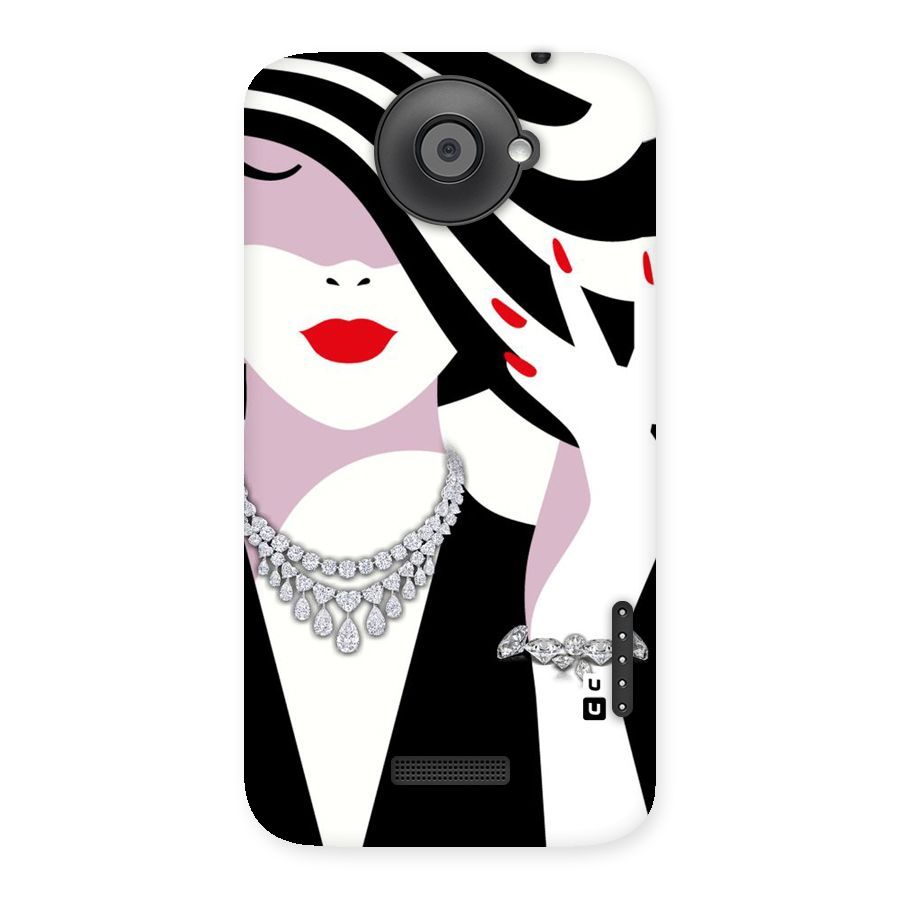 Women Beauty Back Case for HTC One X