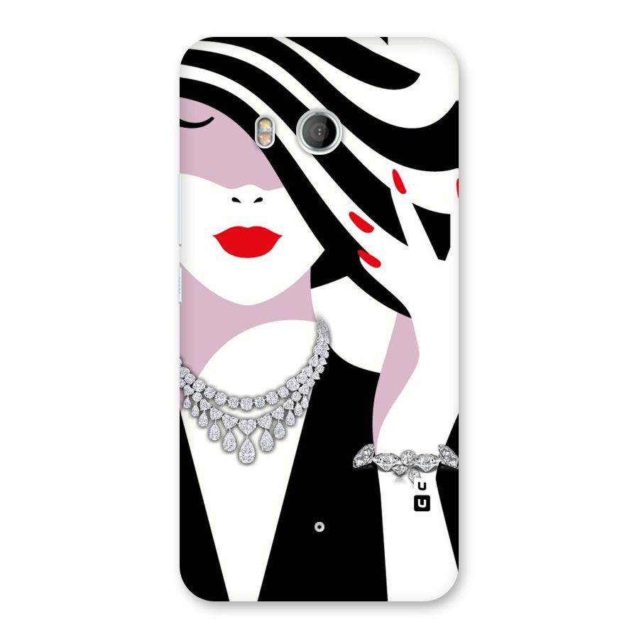 Women Beauty Back Case for HTC U11