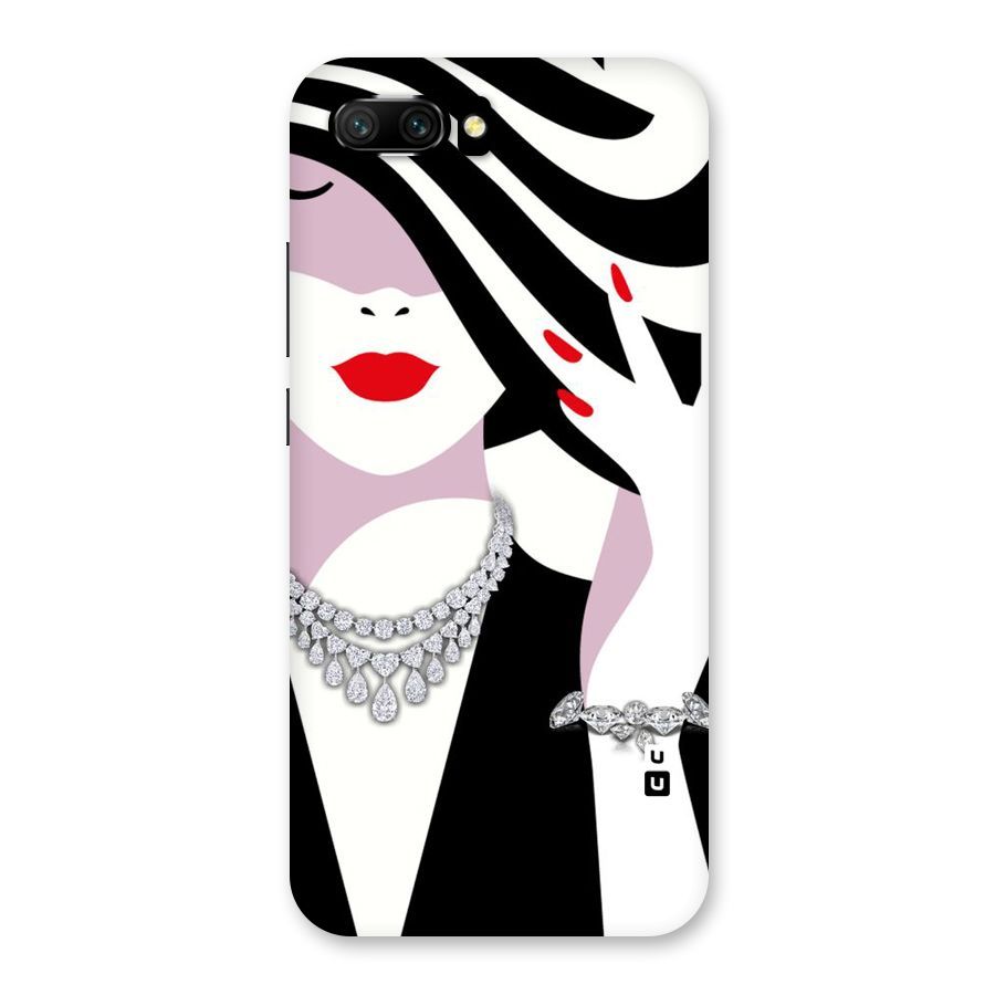 Women Beauty Back Case for Honor 10