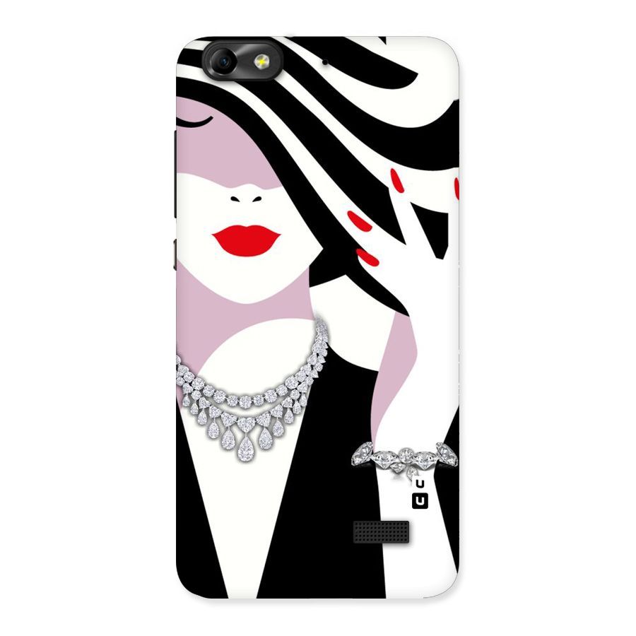 Women Beauty Back Case for Honor 4C