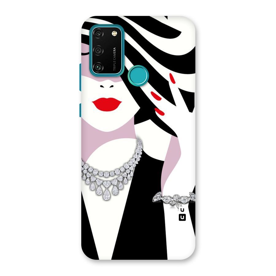 Women Beauty Back Case for Honor 9A