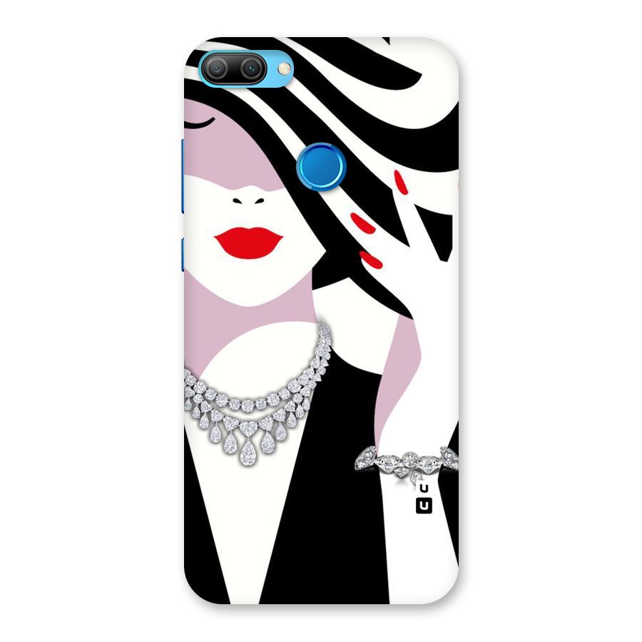 Women Beauty Back Case for Honor 9N