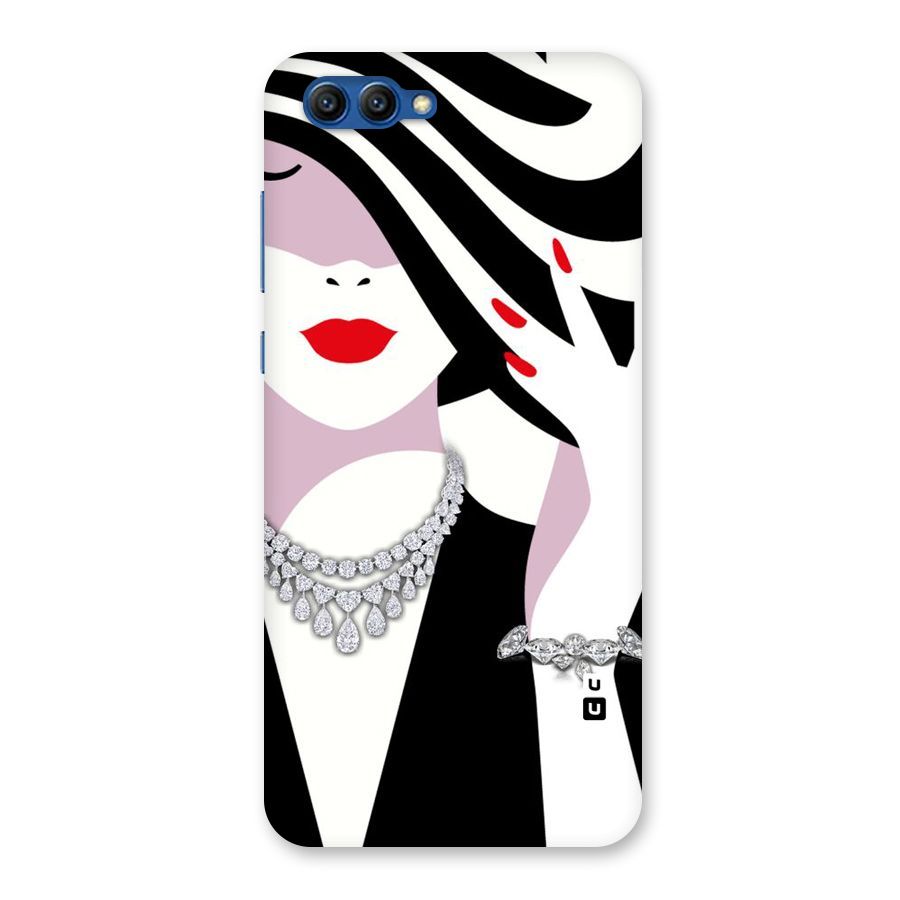 Women Beauty Back Case for Honor View 10