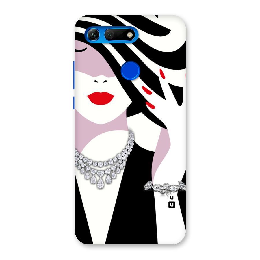 Women Beauty Back Case for Honor View 20