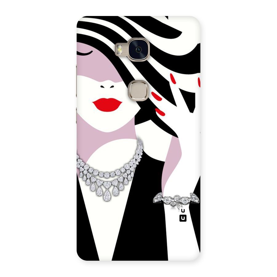 Women Beauty Back Case for Huawei Honor 5X