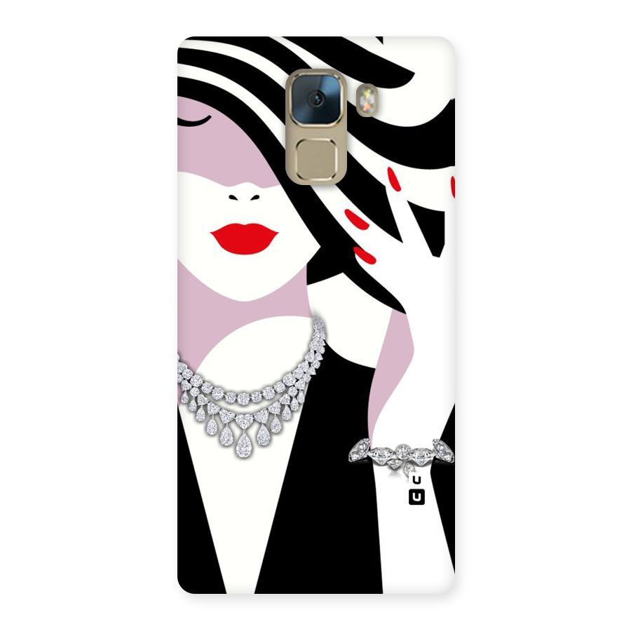Women Beauty Back Case for Huawei Honor 7