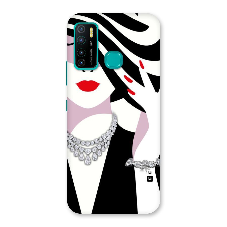 Women Beauty Back Case for Infinix Hot 9 Pro
