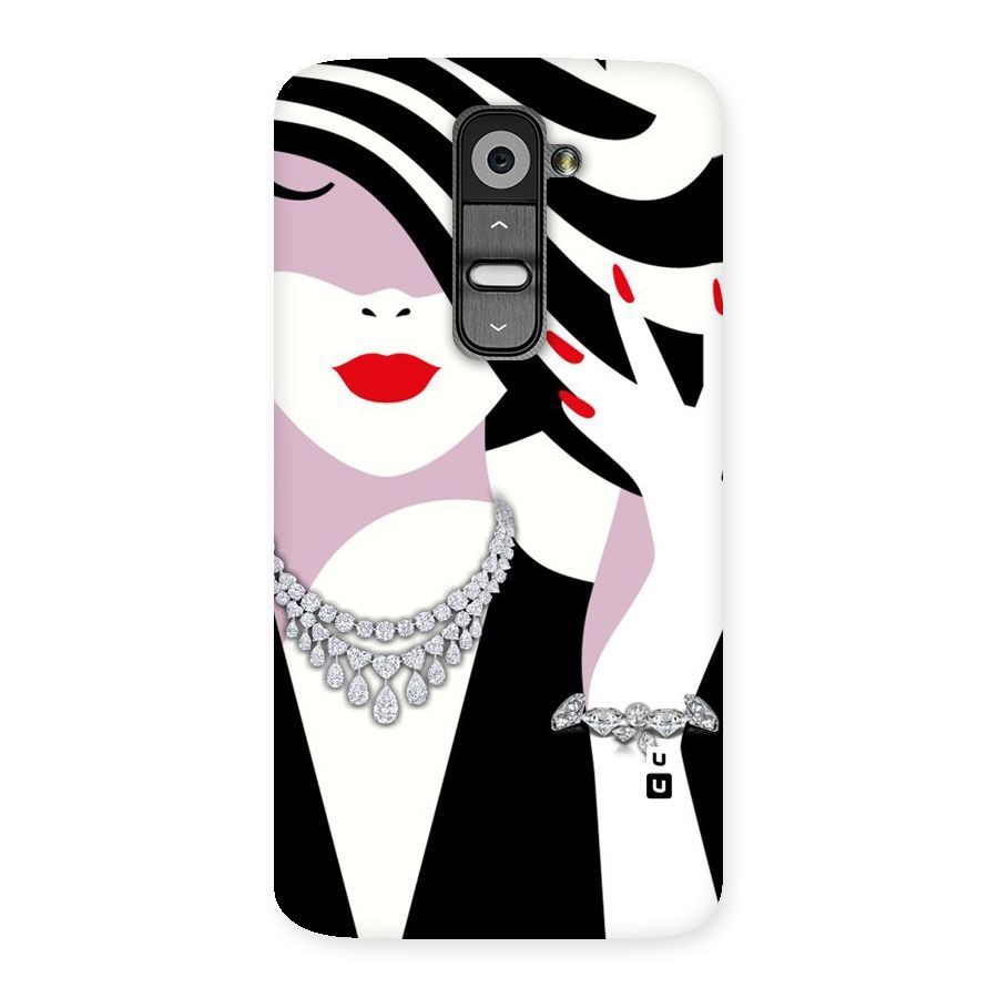 Women Beauty Back Case for LG G2