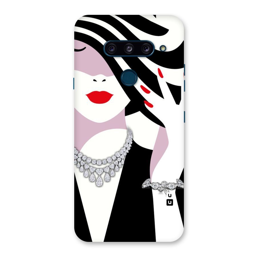 Women Beauty Back Case for LG  V40 ThinQ