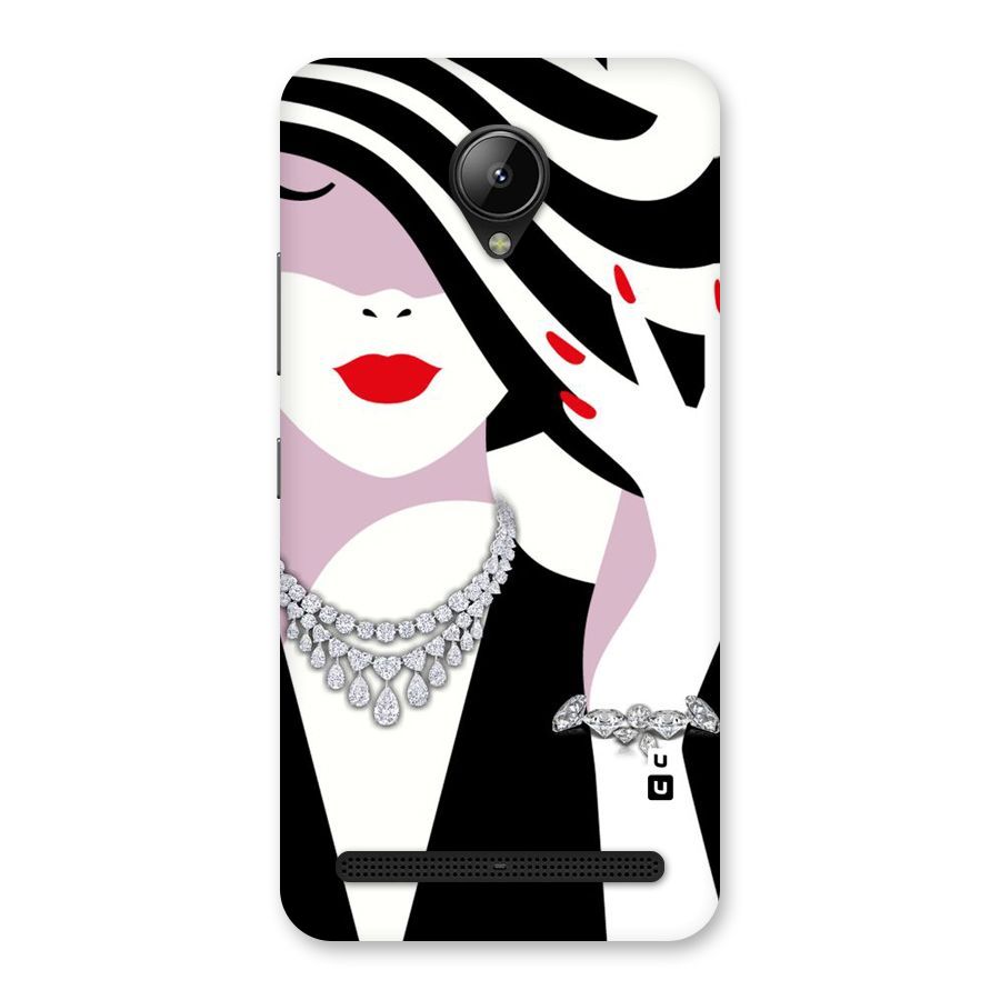 Women Beauty Back Case for Lenovo C2